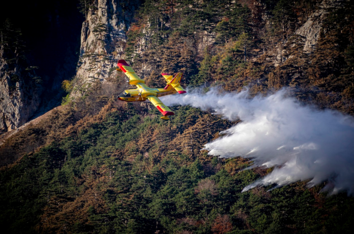 Alerta extrema de incendios forestales en la comarca Requena-Utiel. Imagen recogida de archivo