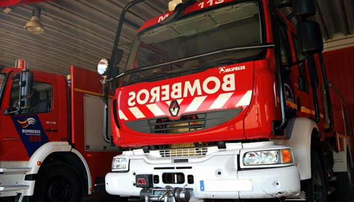 Camión de bomberos. Imagen recogida de SIP