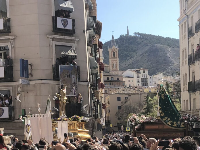 Semana Santa en Cuenca. Imagen recogida de @aytocuenca