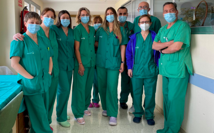 Profesionales de la salud del Hospital Virgen de la Luz de Cuenca. Fuente: SESCAM